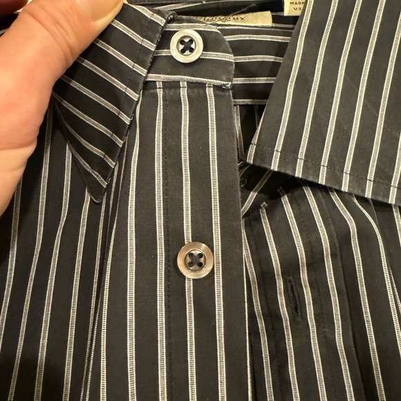 Burberry London: Men’s Striped Dress shirt - French cuff - Picture 4 of 6
